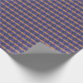 Bitcoin Logo-Muster Geschenkpapier (Ecke)