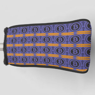 Bitcoin Logo-Muster Golf Headcover