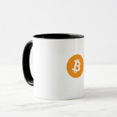 Bitcoin-Logo nur Tasse (Vorderseite Links)