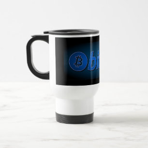 Bitcoin-Logo Reisebecher