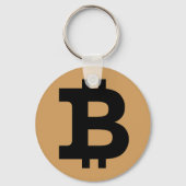 Bitcoin-Logo Schlüsselanhänger (Vorderseite)