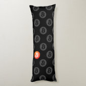 Bitcoin-Logo Seitenschläferkissen (Rückseite (Vertikal))