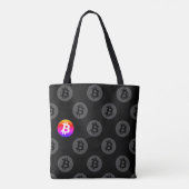 Bitcoin-Logo Tasche (Rückseite)