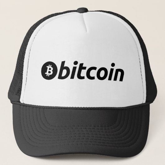 Bitcoin-Logo Truckerkappe (Vorderseite)