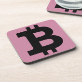 Bitcoin-Logo Untersetzer (Linke Seite)