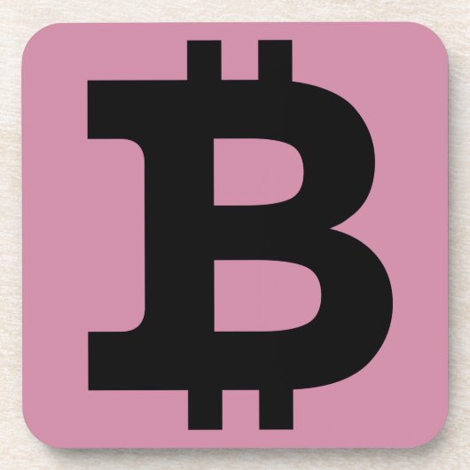 Bitcoin-Logo Untersetzer (Vorderseite)