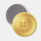 Bitcoin-Magnet Magnet (Vorderseite/Rückseite)