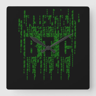 BITCOIN MATRIX QUADRATISCHE WANDUHR