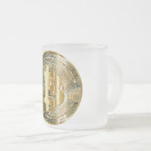 Bitcoin Mattglastasse (VorderseiteRechts)