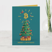 Bitcoin Merry Cryptmas Weihnachten (Vorderseite)