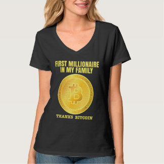 Bitcoin Millionaire Dezentralisierung Crypto T-Shirt