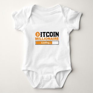 Bitcoin Millionaire Loading Baby Strampler