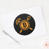 Bitcoin Miner BTC 8-Bit | Aufkleber (Umschlag)
