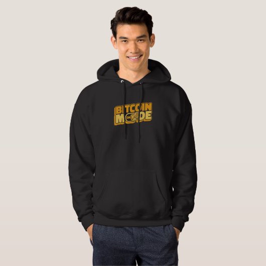 Bitcoin Mode On Blockchain Crypto Currency Bitcoin Hoodie (Vorne ganz)