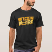 Bitcoin Mode On Blockchain Crypto Currency Bitcoin T-Shirt (Vorderseite)