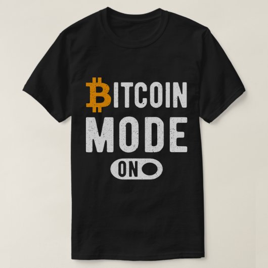 Bitcoin-Modus für BTC-Crypto-Mens Sprichwort 2 T-Shirt (Design vorne)