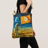 Bitcoin Moon Tasche (Von Nahem)