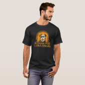 Bitcoin Mops T-Shirt (Vorne ganz)