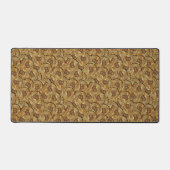 Bitcoin Muster Crypto Money Gold Cool Luxus Geek Schreibtischunterlage (Vorderseite)