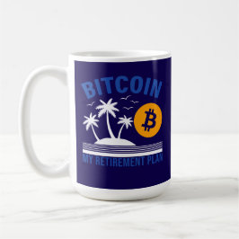 Bitcoin My Retirement, Island Vibes Tropical  Kaffeetasse