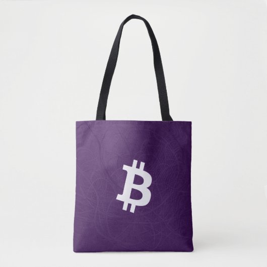 Bitcoin Neuron Dark Purple Tasche (Vorderseite)