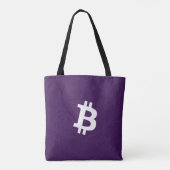 Bitcoin Neuron Dark Purple Tasche (Rückseite)