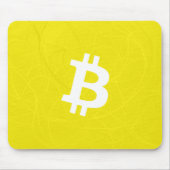 Bitcoin Neuron Gelb Mousepad (Vorne)