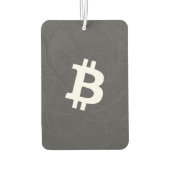 Bitcoin-Neuron Grau Autolufterfrischer (Rückseite)