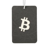 Bitcoin-Neuron Schwarz Autolufterfrischer (Rückseite)