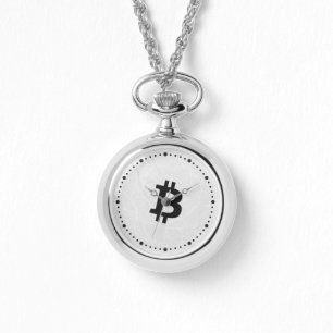 Bitcoin Neuron Weiß Armbanduhr