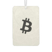 Bitcoin Neuron Weiß Autolufterfrischer (Rückseite)