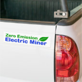 Bitcoin Null Emission Electric Miner Autoaufkleber (Auf Lkw)