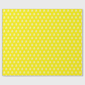 Bitcoin Orange Geschenkpapier (Flach)