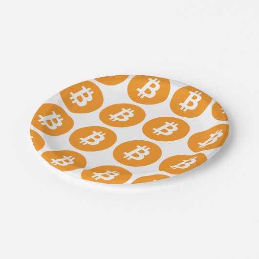 Bitcoin Paper-Teller Pappteller (Schrägansicht)