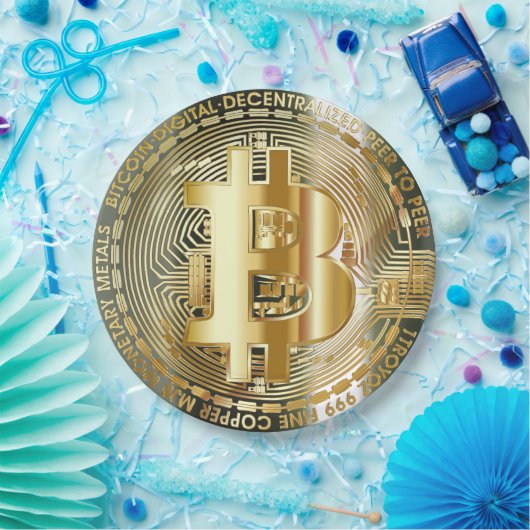 Bitcoin Pappteller (Party)