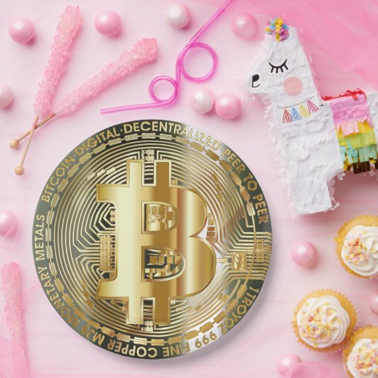 Bitcoin Pappteller (Party)