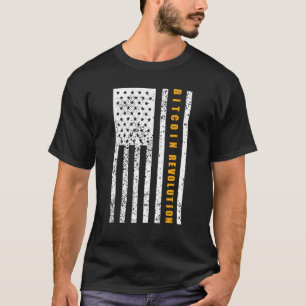 Bitcoin Patriotismus Patriotische Vintage amerikan T-Shirt