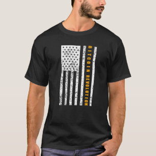 Bitcoin Patriotismus Patriotische Vintage amerikan T-Shirt