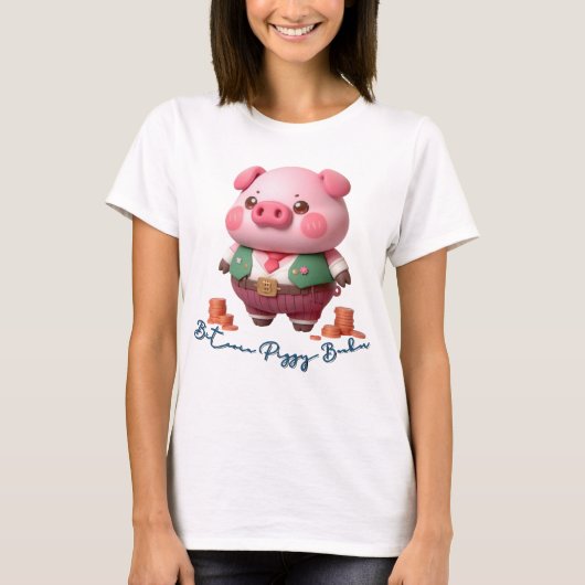 Bitcoin Piggy Banker T-Shirt (Vorderseite)