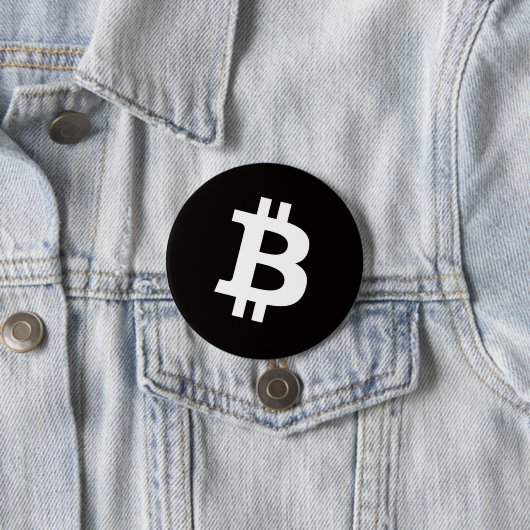 Bitcoin Pin Button (Large) (Beispiel)
