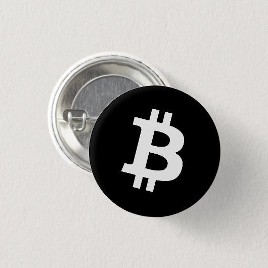 Bitcoin Pin Button (Small) (Vorne & Hinten)