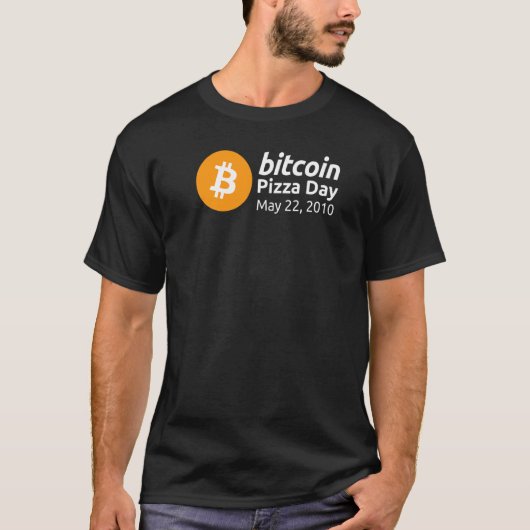 Bitcoin Pizza Day 22. Mai 2010 T-Shirt (Vorderseite)