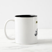 Bitcoin Plan B Astronaut Zweifarbige Tasse (Links)