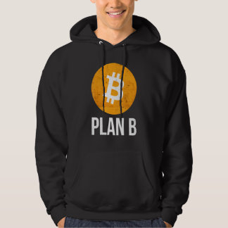 Bitcoin-Plan B Vintage, gestörte Retro-BTC-Krypto Hoodie