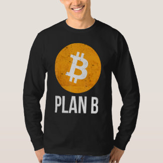 Bitcoin-Plan B Vintage, gestörte Retro-BTC-Krypto T-Shirt
