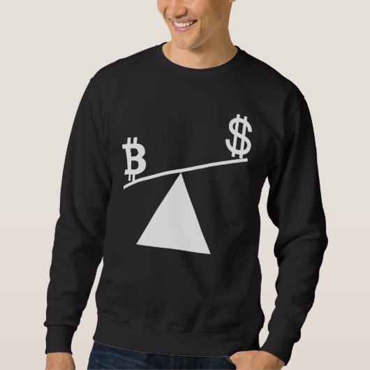 Bitcoin Plan B Zeit für Plan B Akzeptieren Bitcoin Sweatshirt (Vorderseite)