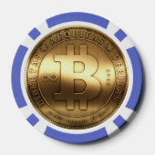 Bitcoin Poker Chip (Rückseite)