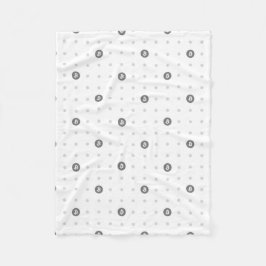 Bitcoin Polka Dots Fleece-Decke Fleecedecke