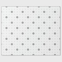 Bitcoin Polka Dots Wrapping Paper