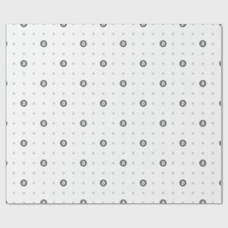 Bitcoin Polka Dots Wrapping Paper Geschenkpapier